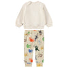 MOLO Hand Animals Sweatshirt and Leggings Set