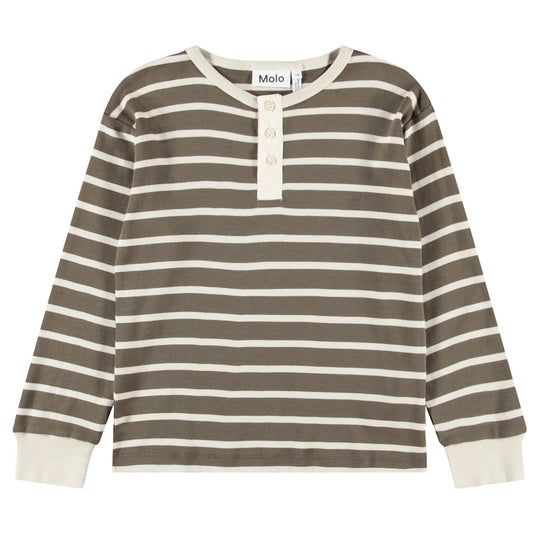 MOLO Riff Henley Shirt - Ground Noise