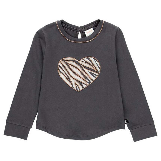 BOBOLI Embellished Heart T-shirt