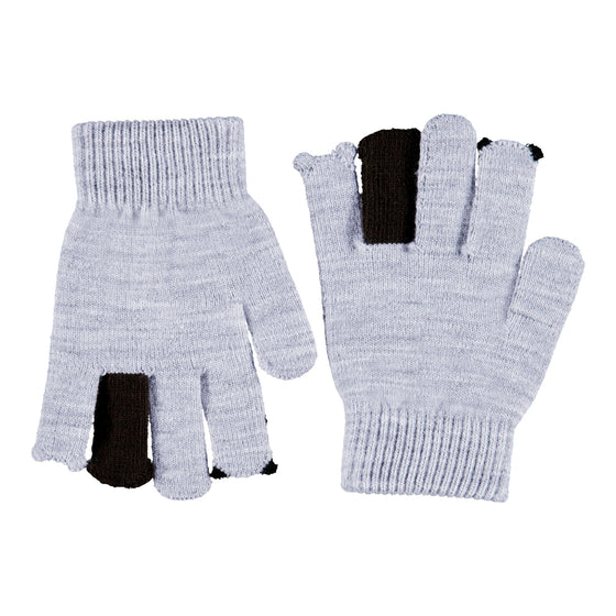 MOLO Puppet Friends Grey Melange Gloves