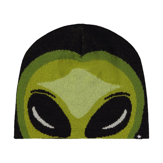 MOLO Kleo Alien Face Green Hat and Snood Set