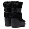 MOON BOOT Icon Faux Fur - Black