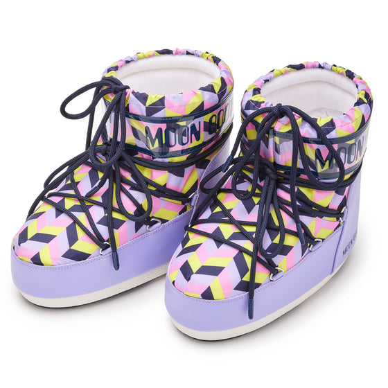 ICON Low Optical Boots - Lilac/Cyber Lime