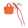 BONTON Mini Market Bag Key Ring - Orange Vif