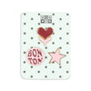 BONTON Backpack Pins - Rose Vintage