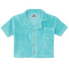 BONTON Blue Fish Terrycloth Baby Shirt