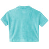 BONTON Blue Fish Terrycloth Baby Shirt
