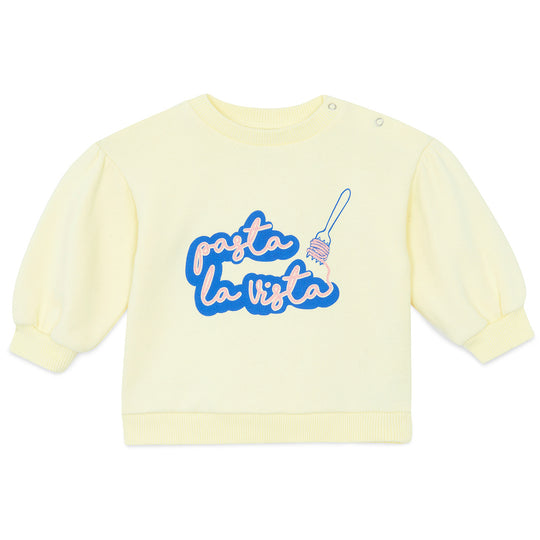 BONTON Pasta La Vista Lys Baby Sweatshirt