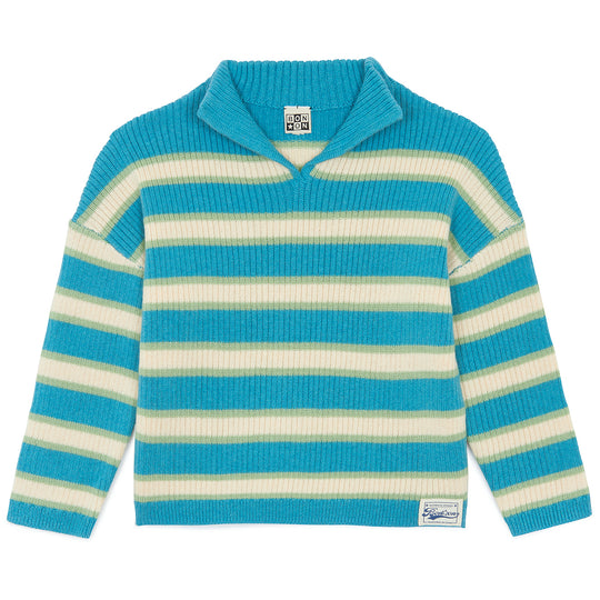 BONTON Blue Fish Leonard Sweater