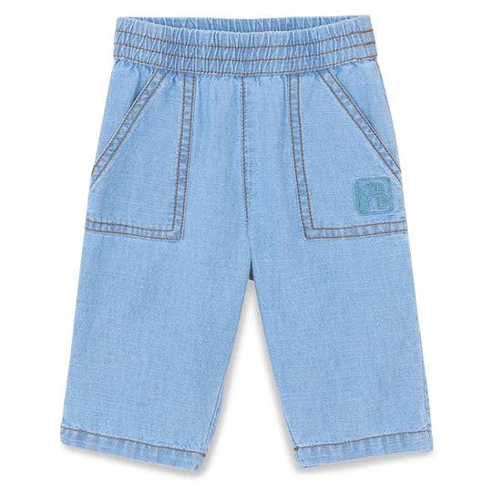 BONTON Light Chambray Darius Baby Pants