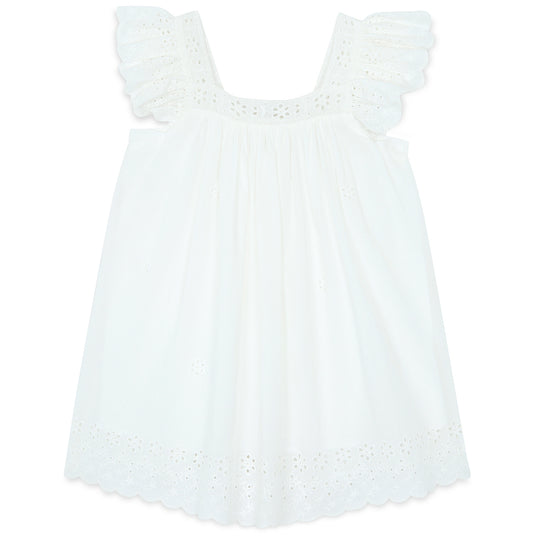 BONTON Embroidered Voile Laura Dress