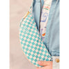 BONTON Checked Banana Bag - Bleu Fish