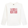 BONTON Taxo Logo T-shirt - Ecru and Rose