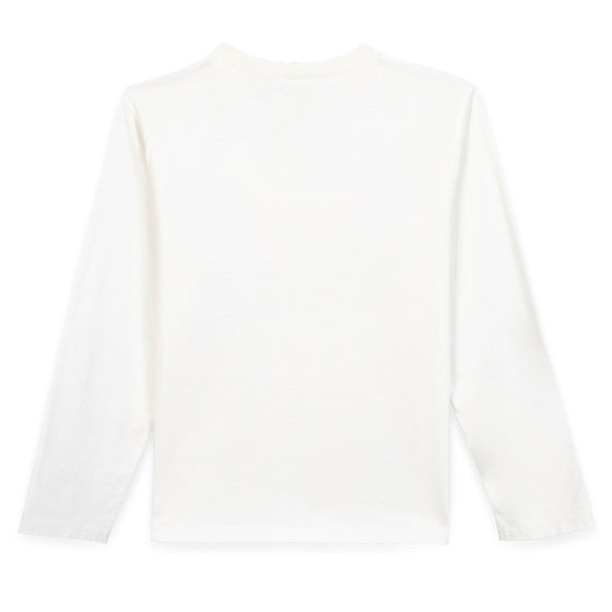 BONTON Taxo Logo T-shirt - Ecru and Rose