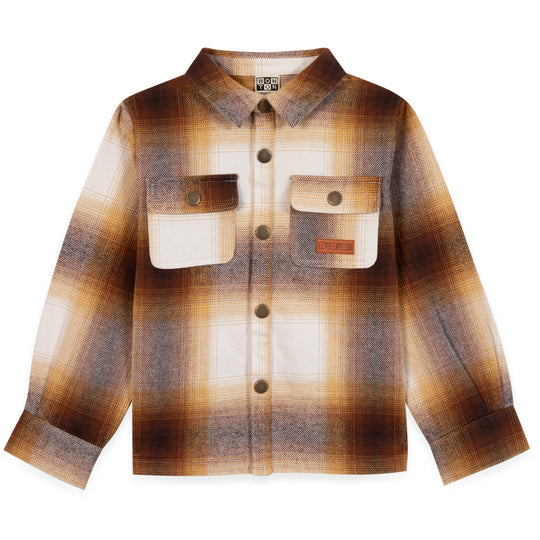 BONTON Marseille Overshirt - Barnyard Brown
