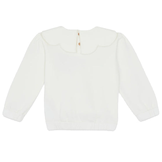 BONTON Martine Baby Sweatshirt - Ecru Bonton
