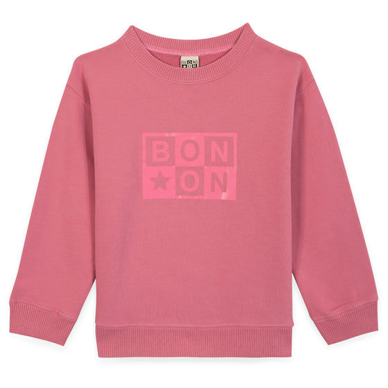 BONTON Smile Logo Sweatshirt - Pinkyee