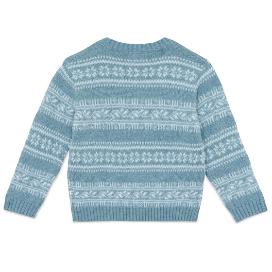 BONTON Loustic Cardigan - Bleu Frost