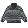 BONTON Leonard Zip Sweater - Carbone