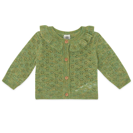 BONTON Corolle Baby Cardigan - Prairie Green