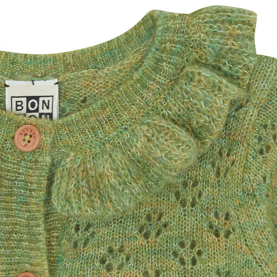 BONTON Corolle Baby Cardigan - Prairie Green