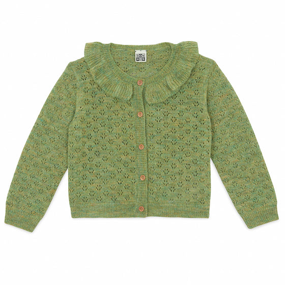BONTON Corolle Cardigan - Vert Prairie