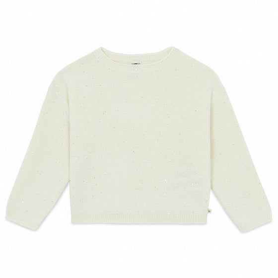 BONTON Mucita Embellished Sparkle Sweater - Mouton