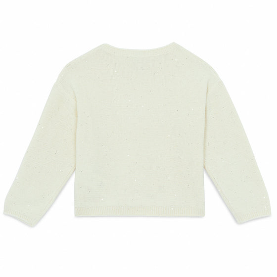 BONTON Mucita Embellished Sparkle Sweater - Mouton