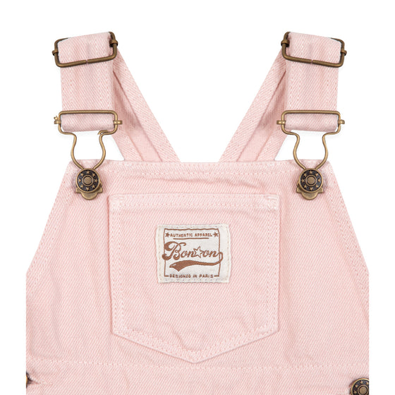 BONTON Sweet Hearts Blouse and Overalls Outfit