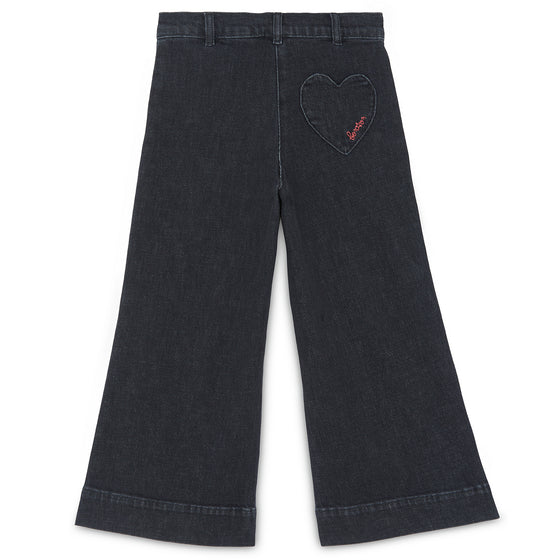 BONTON Lakiko Flared Pants - Grey Denim