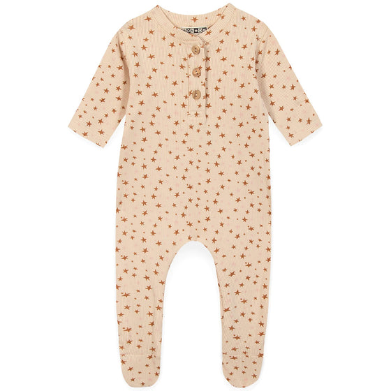 BONTON Mynight Footed Stars Pyjama - Pink