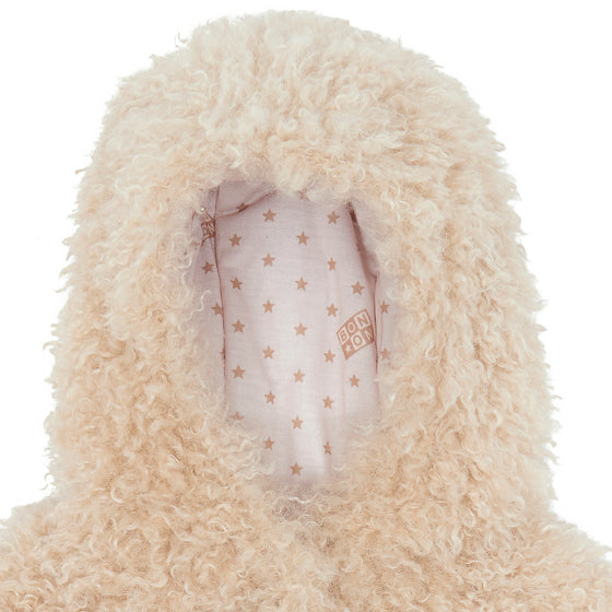 BONTON Mignon Faux Fur Baby Jacket - Sheep