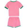 BONTON Livia Terry Shorts Set - Rose Fiesta