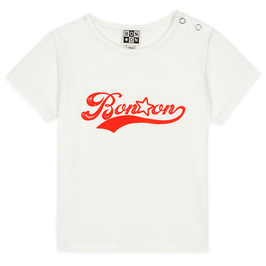 BONTON Tuba Bonton Baby T-Shirt - Ecru Bonton