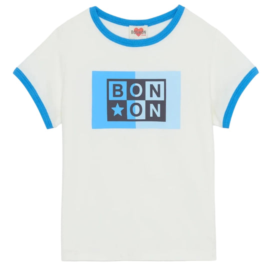 BONTON Napo Ringer Tee 25 Ans - Milk