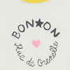 BONTON Napo Baby Ringer Tee 25 Ans - Milk