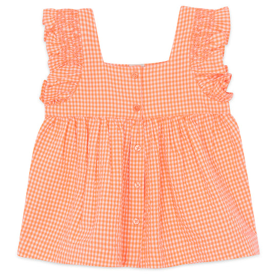 BONTON Nelly Tank Top - Carreau Fluo