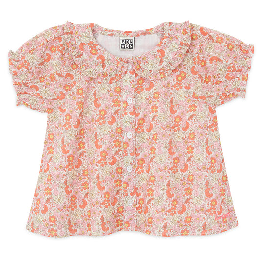 BONTON Aria Baby Blouse - Rose Fiesta