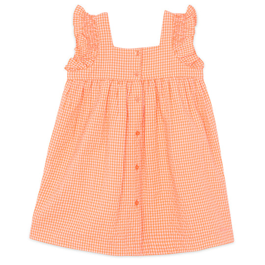 BONTON Nonna Dress - Carreau Fluo