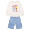BONTON Fish & Chips Baby Set - Milk