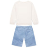 BONTON Fish & Chips Baby Set - Milk