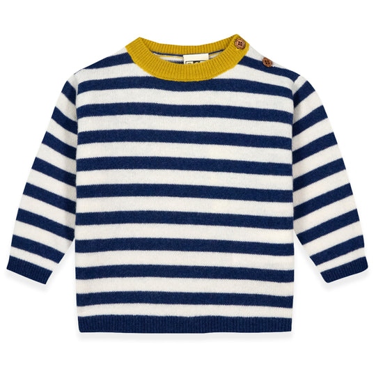 BONTON Pepito Baby Sweater - Sailor Blue