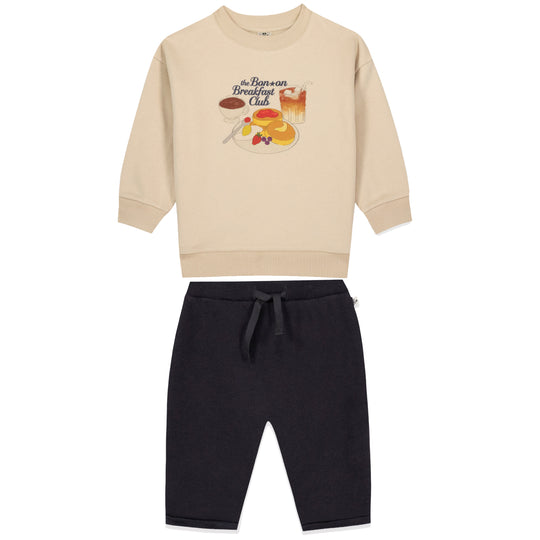 BONTON Breakfast Baby Set - Beige Corgi