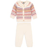 BONTON Papillon Knit Baby Set - Milk