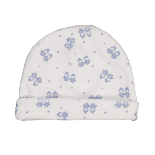 LES LUTINS Velour Beanie - Medium Blue