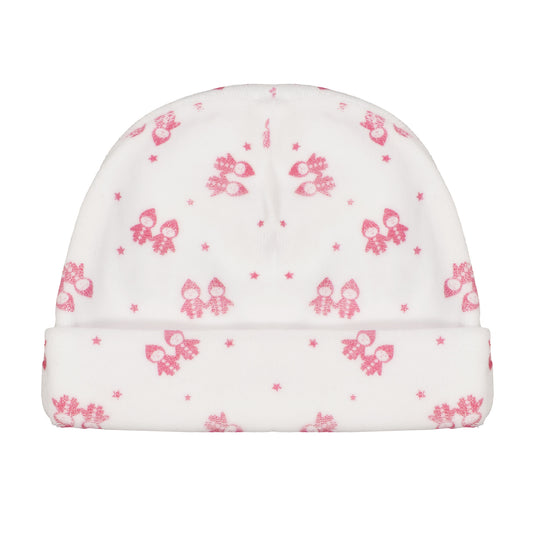 LES LUTINS Velour Beanie - Medium Pink