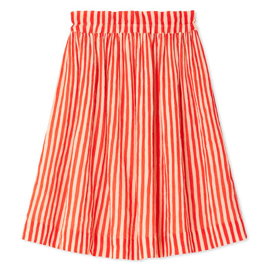 BONPOINT Elyna Waffle Crepe Midi Skirt