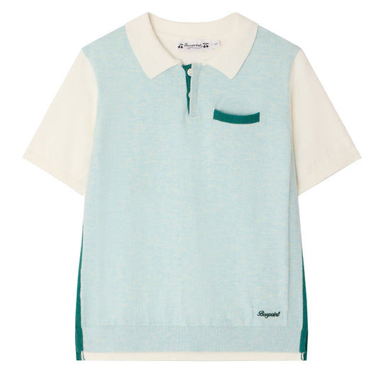 BONPOINT Laser Knit Polo - Ecru