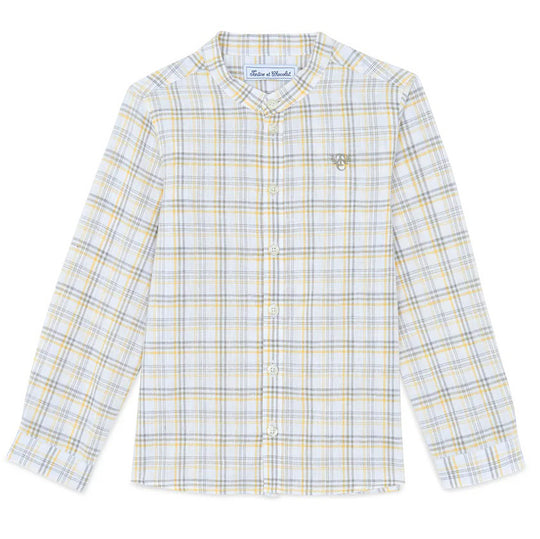 TARTINE ET CHOCOLAT Green Fern Checked Shirt