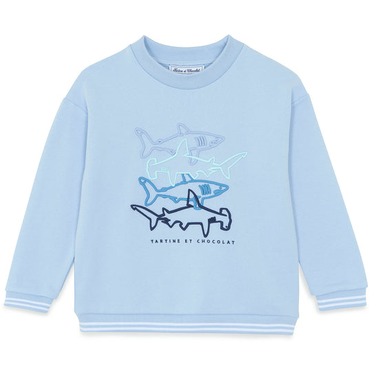 TARTINE ET CHOCOLAT Super Shark Sweatshirt